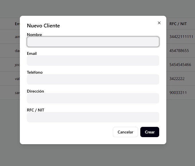 Gestión de Clientes