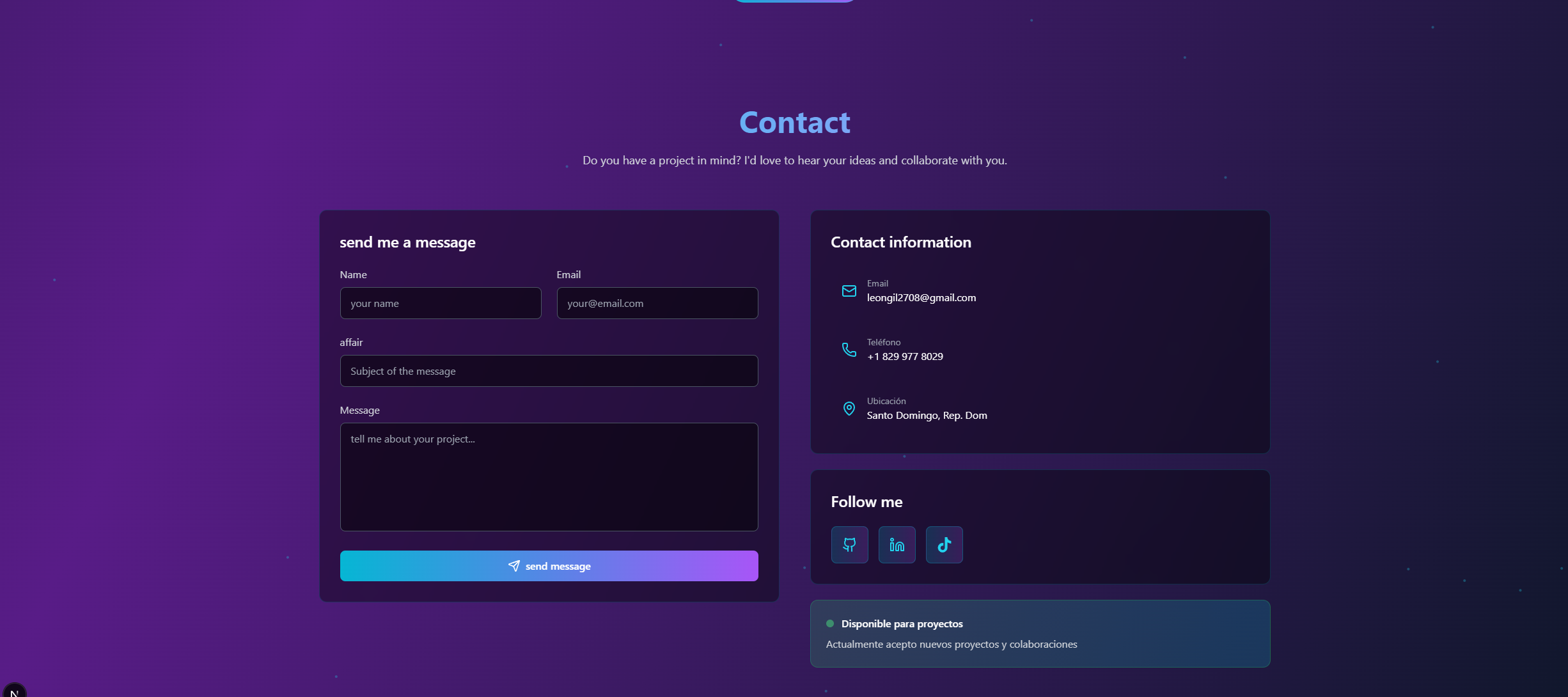 Panel Administrativo